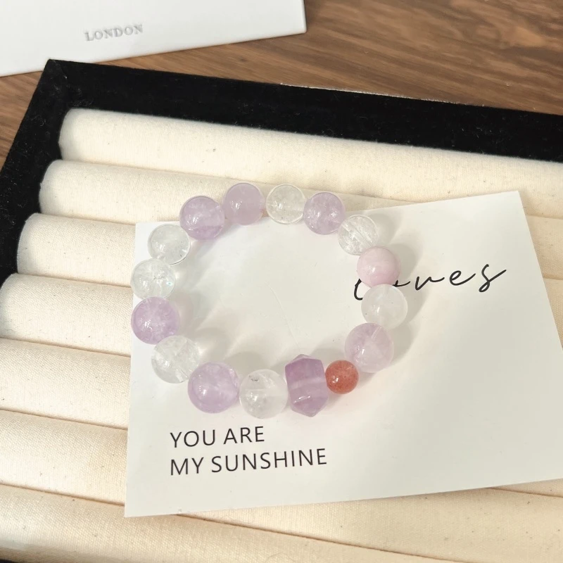 X546[ 紫霞仙子]紫水多宝手链高端轻奢手串多样性发一