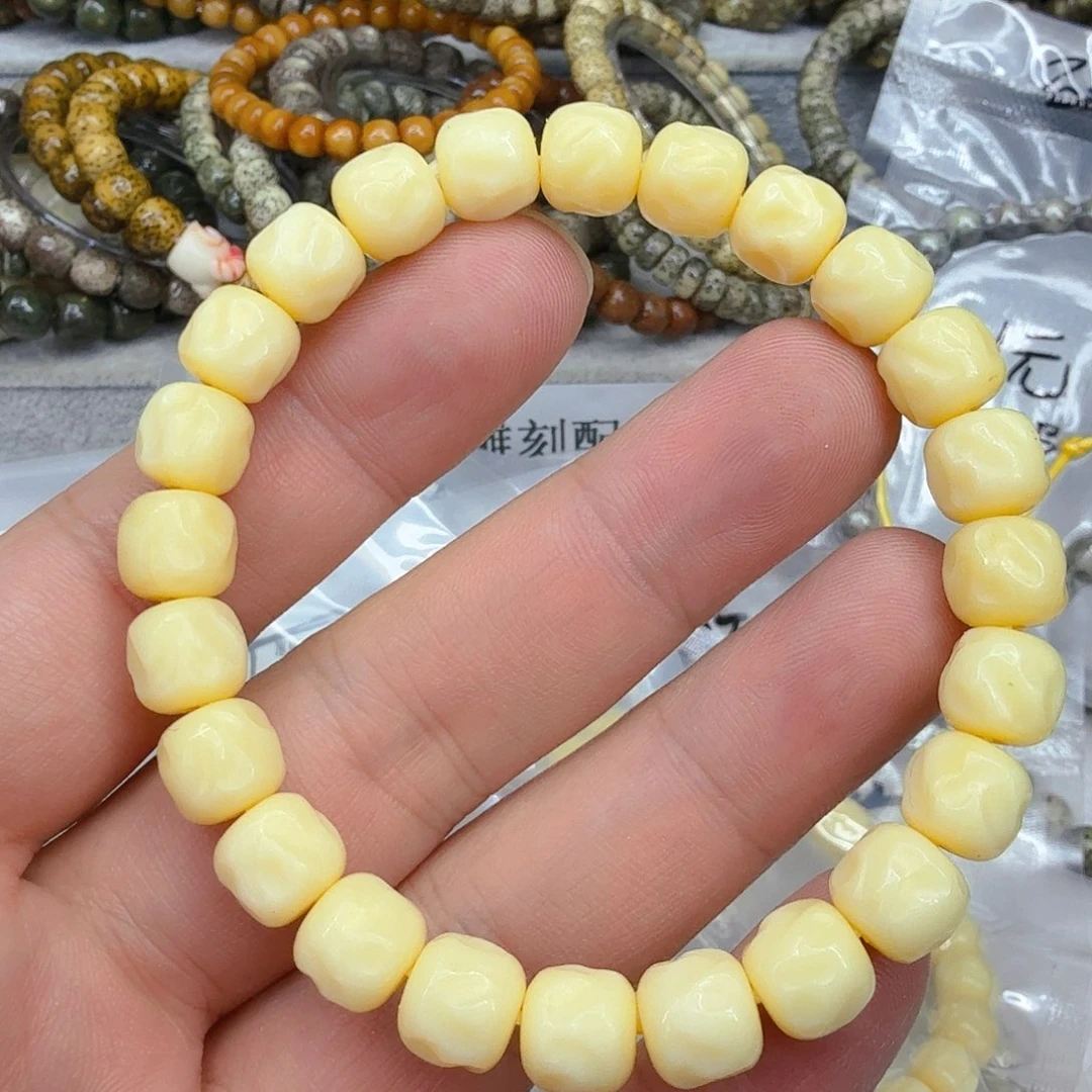 手串/手链驼骨15驼骨单圈无相0.9有棕裂