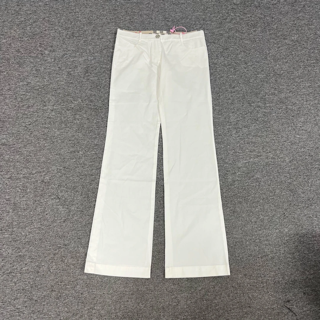 99新 BURBERRY/博柏利 Burberry 白色 低腰裤 uk6
