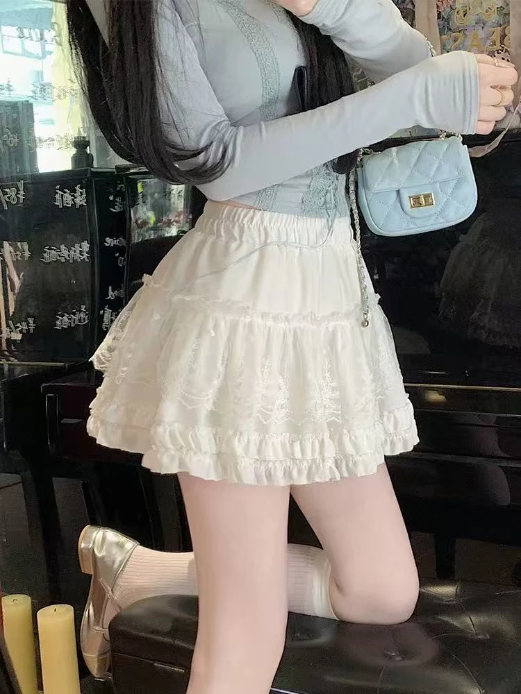 第5季夏季韩版蕾丝甜美女装合集直播间链接裙子白色