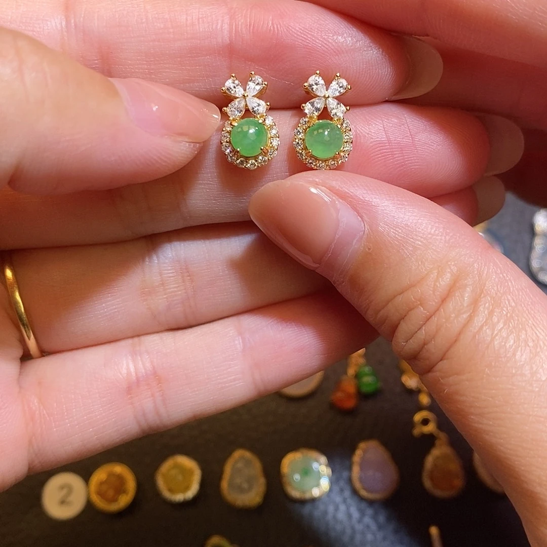 翡翠银S925镶嵌项链