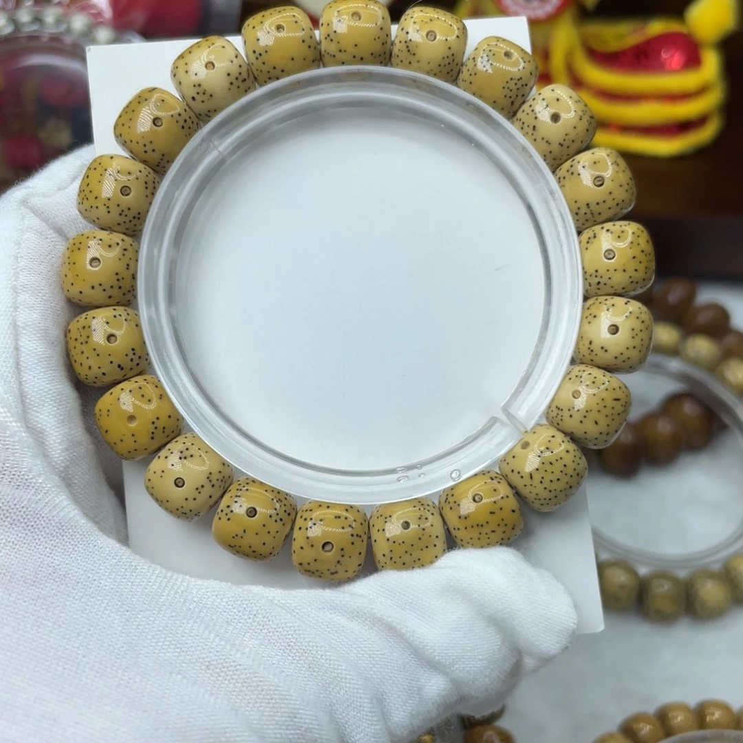 星月菩提手串原生态原白11月朗星稀打好底