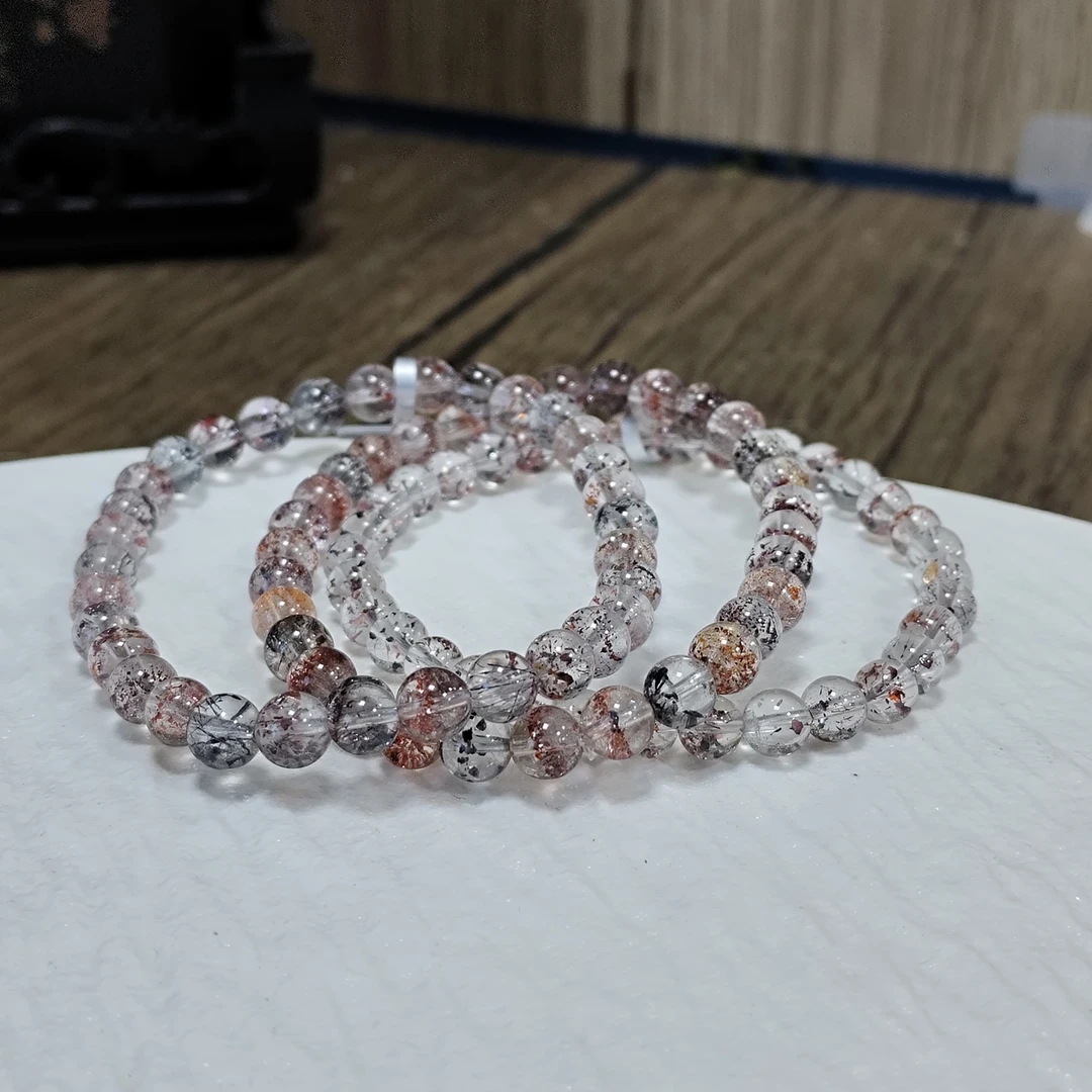 【书记甄选】天然仙女超七单圈手链 多样性发一件 约5.5mm 2232BB