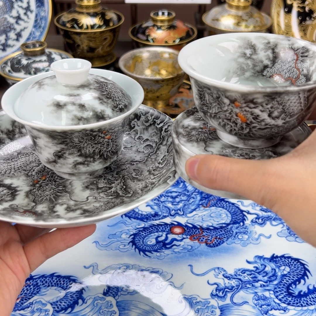 桐***景德镇手工手绘陶瓷