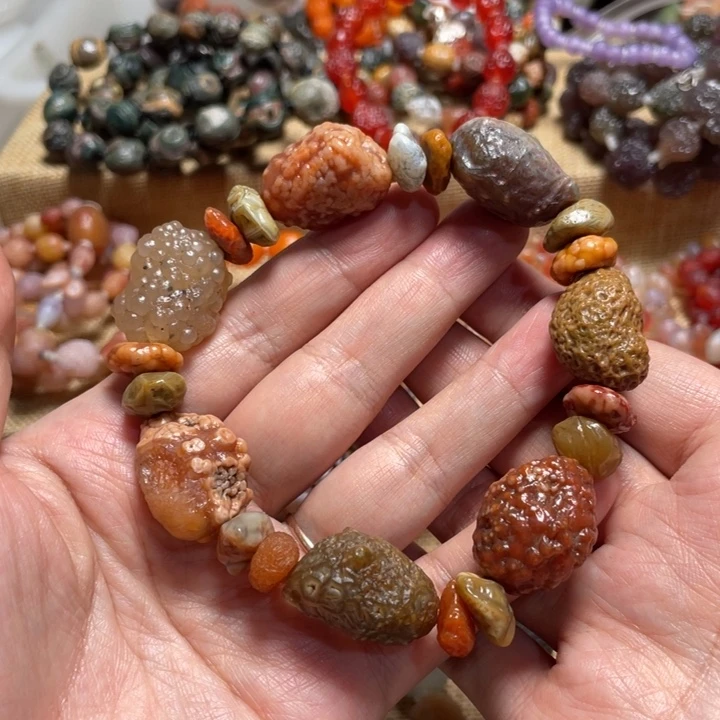 玛瑙/玉髓合金手链