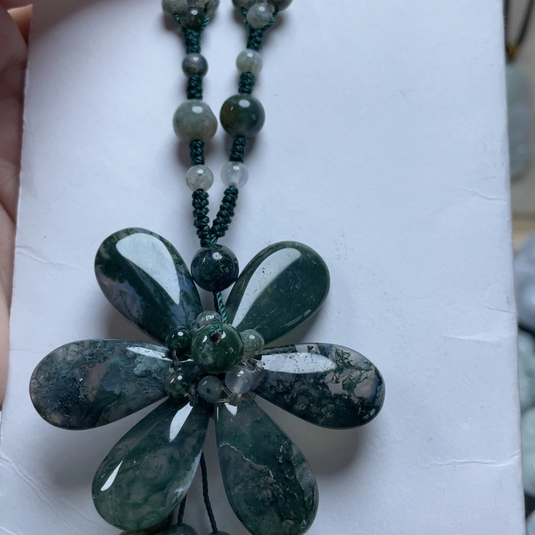 玛瑙/玉髓颈饰未镶嵌毛衣链