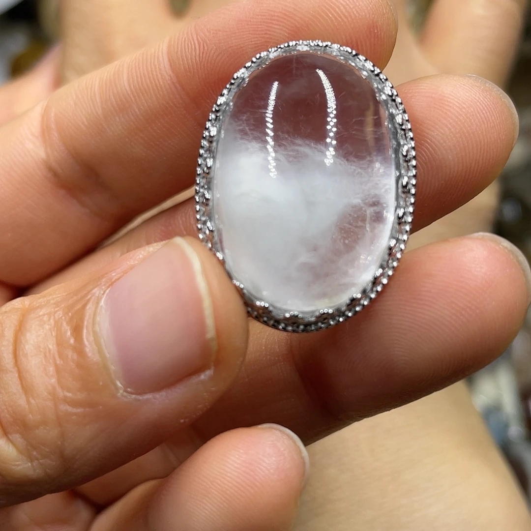 【闪购商品】水晶珠宝半成品银S925镶嵌乐*牙魔盒