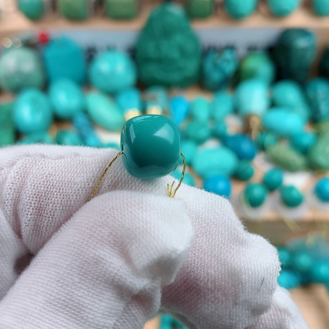 绿松石未镶嵌珠宝奇石10.4mm