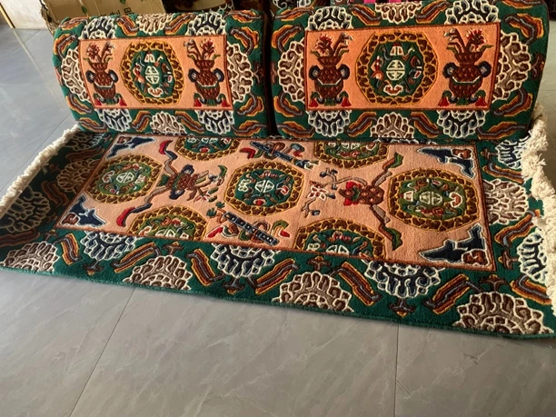 藏韵织锦卡垫，温馨藏家风