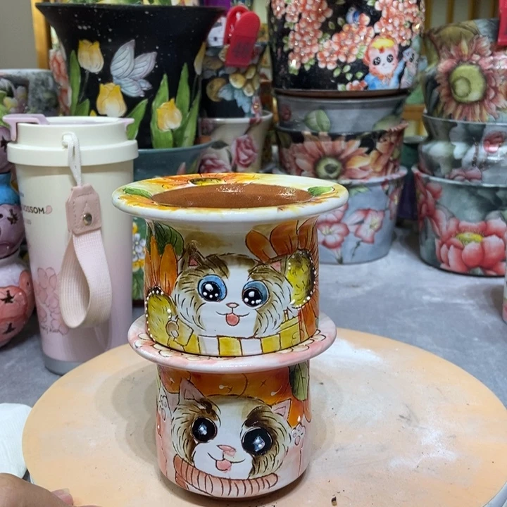 景德镇艺术手绘作品