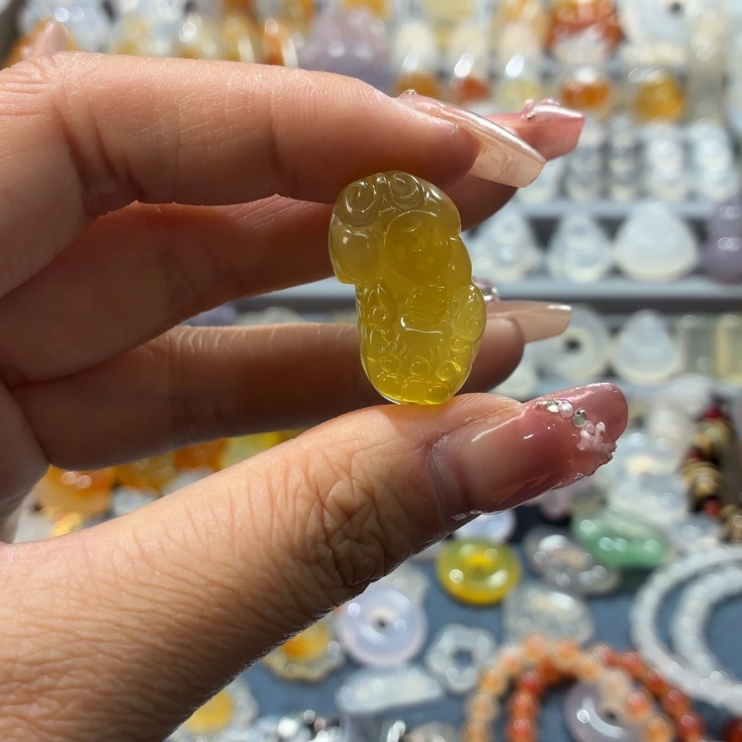 玛瑙/玉髓未镶嵌吊坠(不含链)