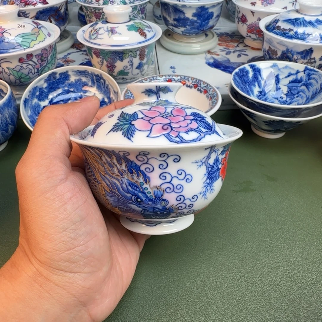 陶纯手工纯手绘茶具264