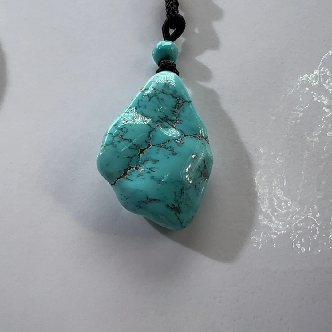 绿松石未镶嵌挂件