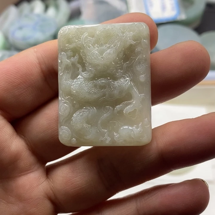 翡翠裸石烟*翡翠料子