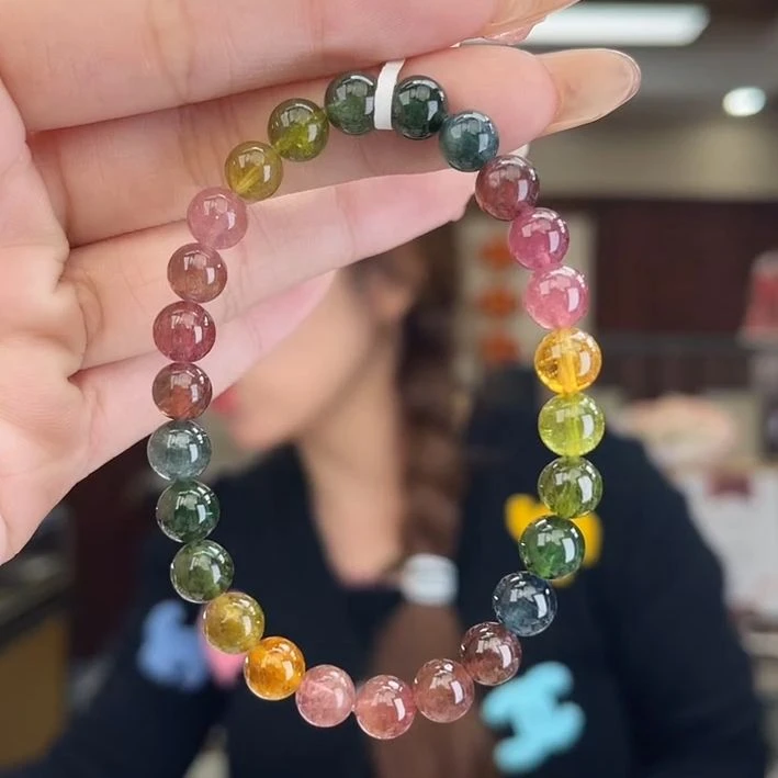 01511438碧玺/未镶嵌7mm+碧玺单圈多样性发货38