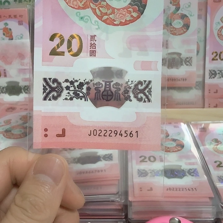 塑料小蛇钞号码022294561