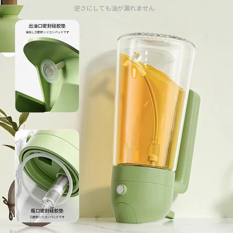 厨房防漏两用喷雾油瓶喷喷油壶玻璃油罐空气炸锅家用倒油壶多功能