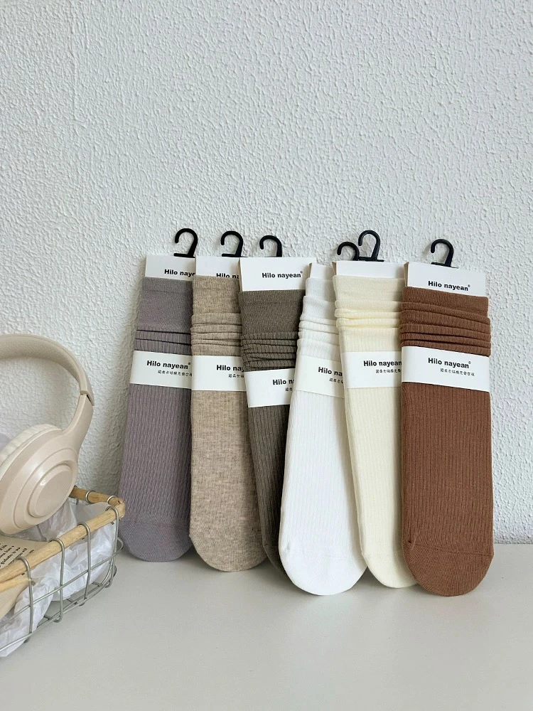 汤圆家薄款定制堆堆袜