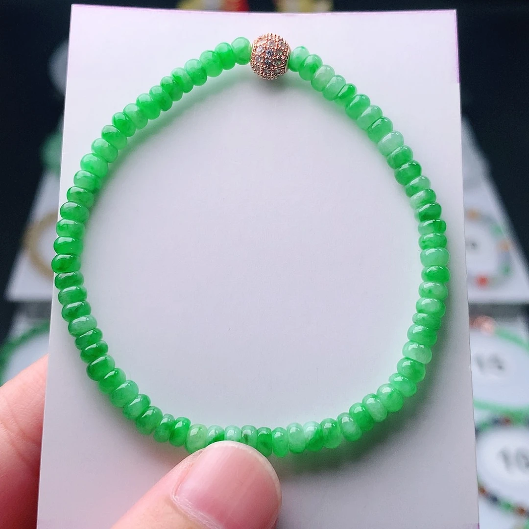 未镶嵌手串翡翠翡翠