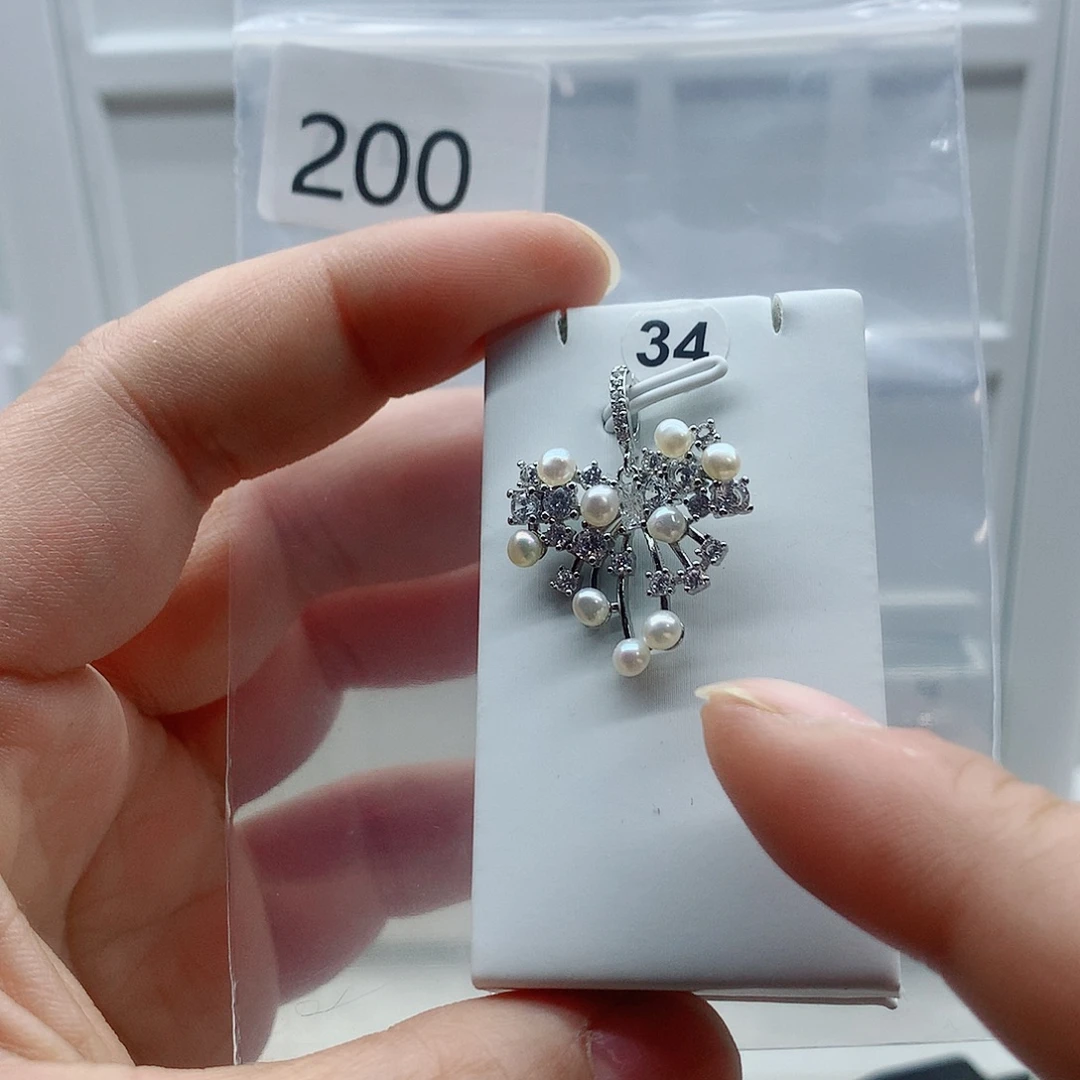 吊坠(不含链)淡水珍珠合金