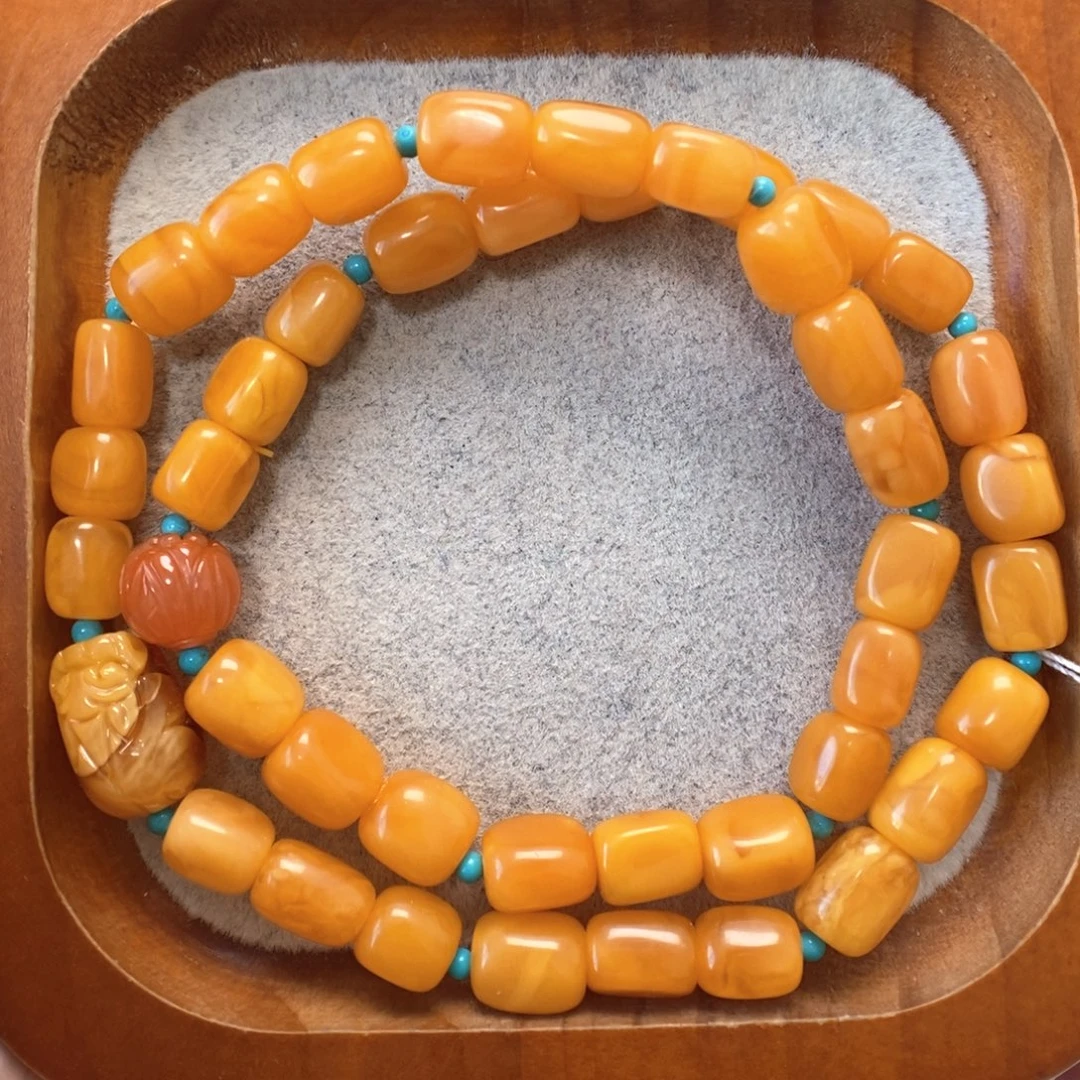 蜜蜡未镶嵌手串蜜蜡