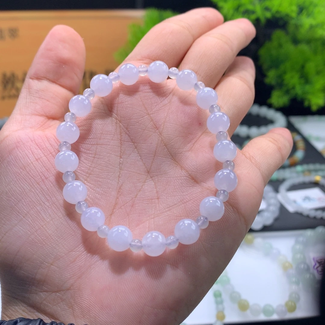 翡翠未镶嵌手链卡3～7