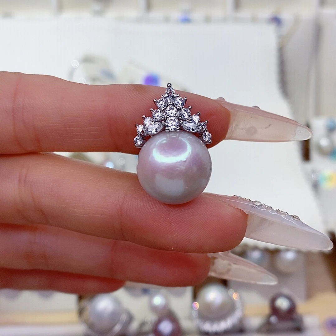 未镶嵌淡水珍珠吊坠(赠链)14➕