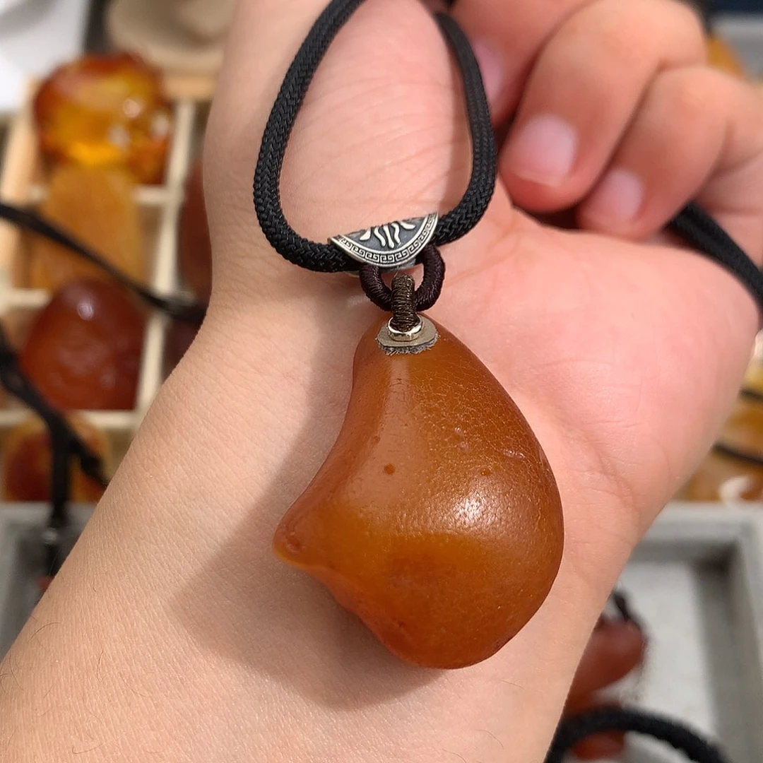 蜜蜡裸石未镶嵌你