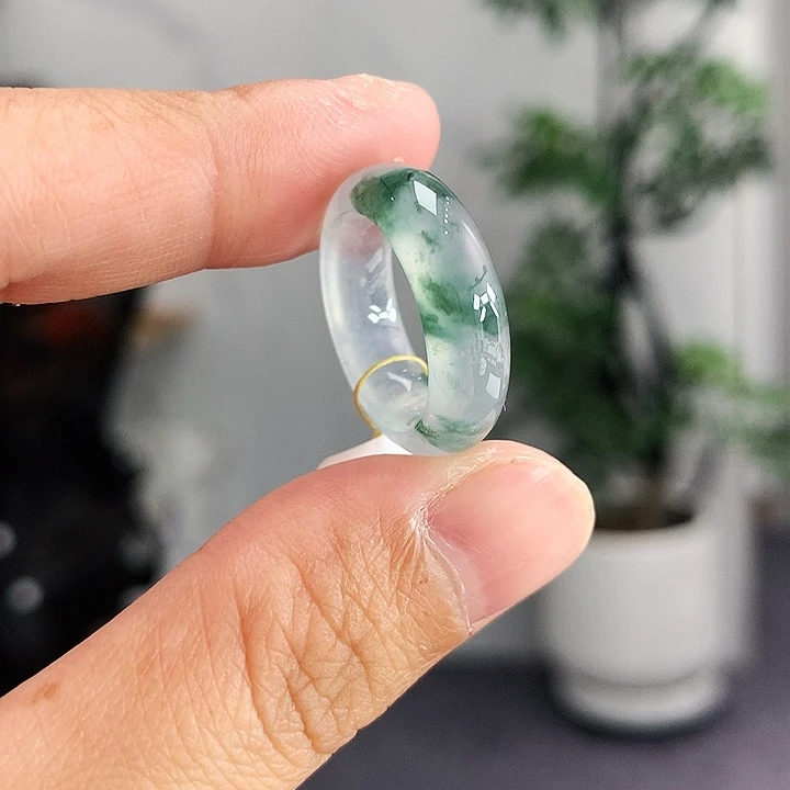翡翠未镶嵌戒指8号