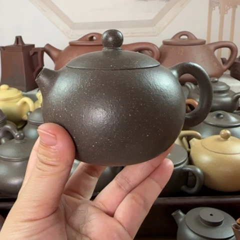 茶壶紫砂梨皮天青200cc