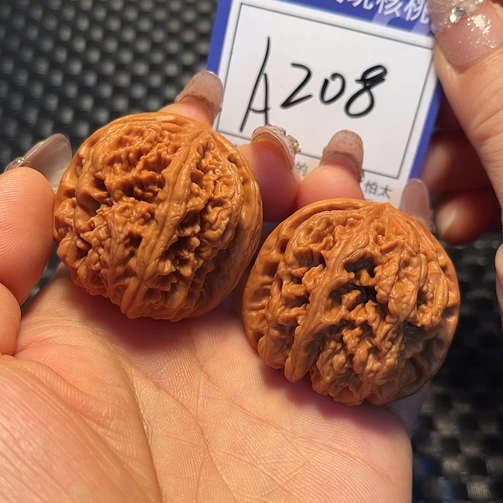 桃核把件40粗筋A208