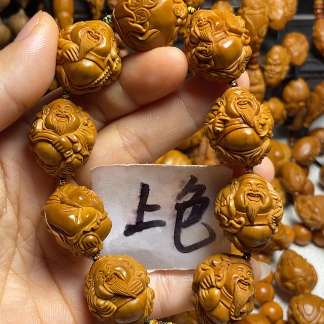 【闪购商品】手串/手链橄榄核欧****厂八大财神上色