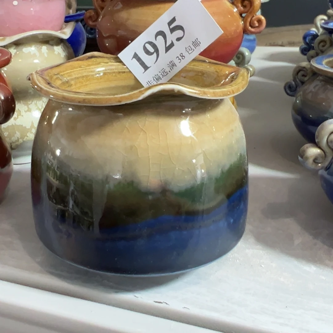 红陶景德镇手工花盆