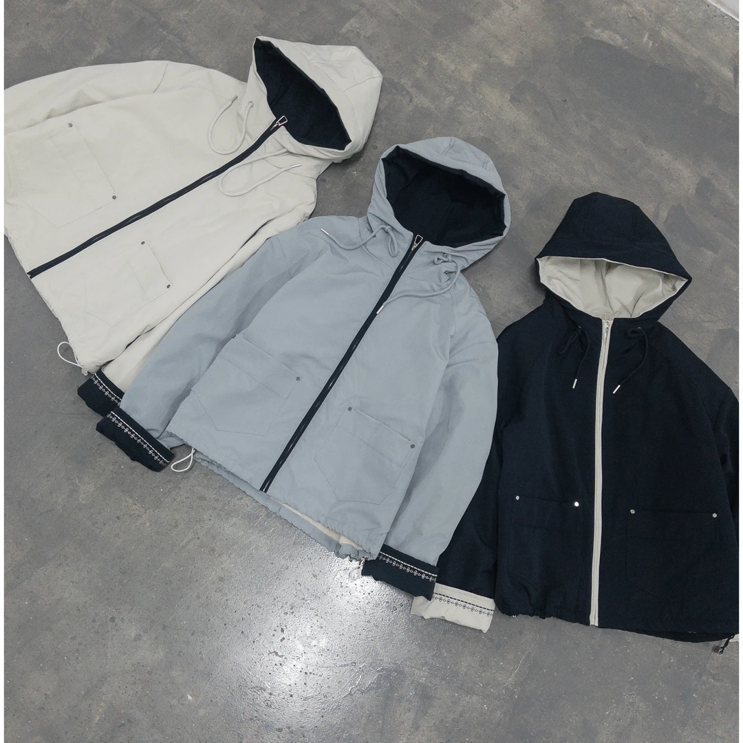 hd【棉衣系列】冬.日来信 撞色百搭 加绒加厚棉服保暖外套