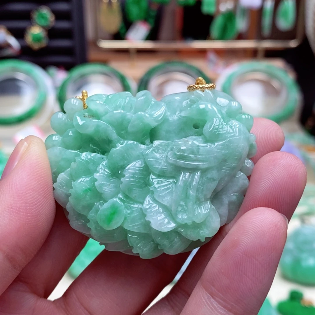 颈饰未镶嵌翡翠翡翠吊坠