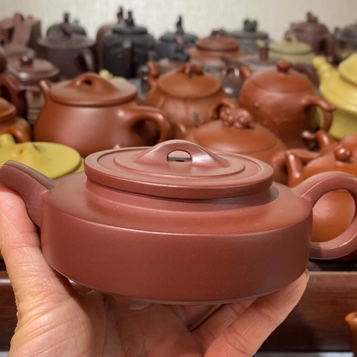 紫砂茶壶微瑕处理一把