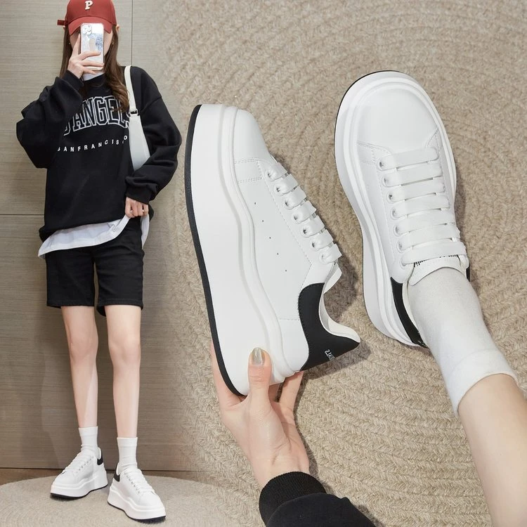 厚底小白鞋女2025秋季新款爆款厚底休闲运动百搭潮流女鞋