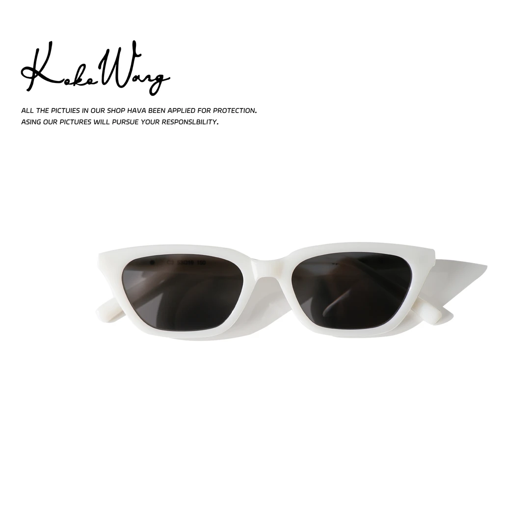KOKO WANG新款高端高清板材墨镜时尚猫眼镜太阳镜465375B01S01