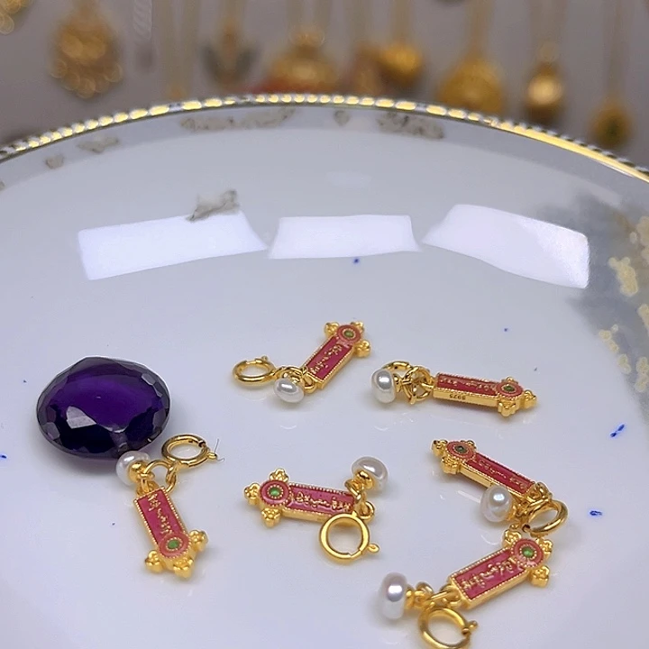 紫晶颈饰银S925镶嵌 紫晶925镶嵌206