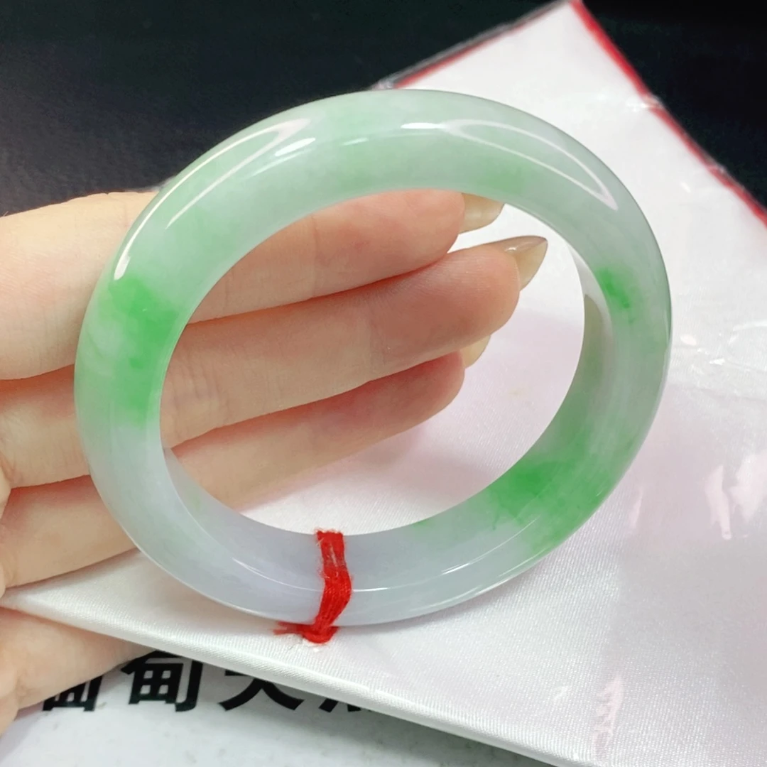 未镶嵌手镯翡翠54.3正圈