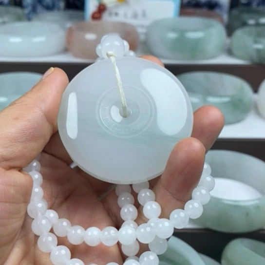 石英质玉（金丝玉）未镶嵌手镯