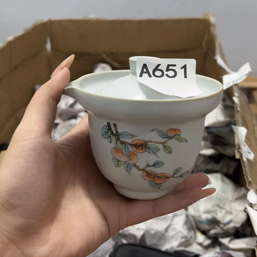 瓷片茶摆件工艺品摆件666