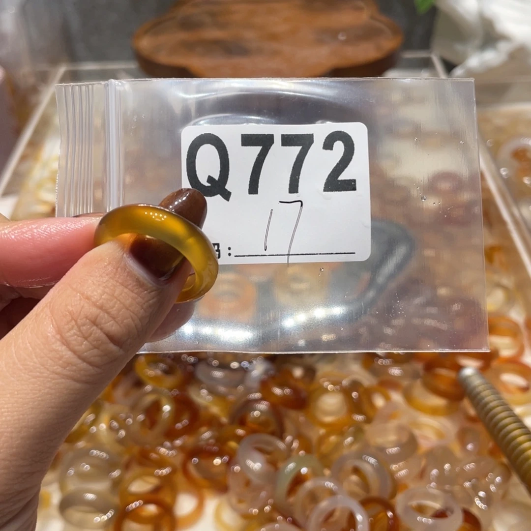 玛瑙/玉髓未镶嵌戒指772