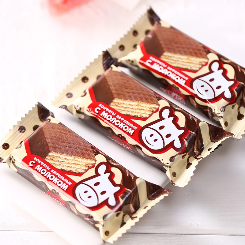 【进博会专属】俄罗斯原装进口拉迈尔大牛威化528克