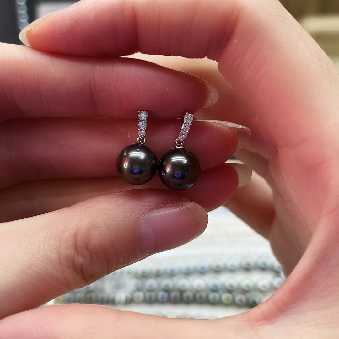 海水珍珠耳饰未镶嵌