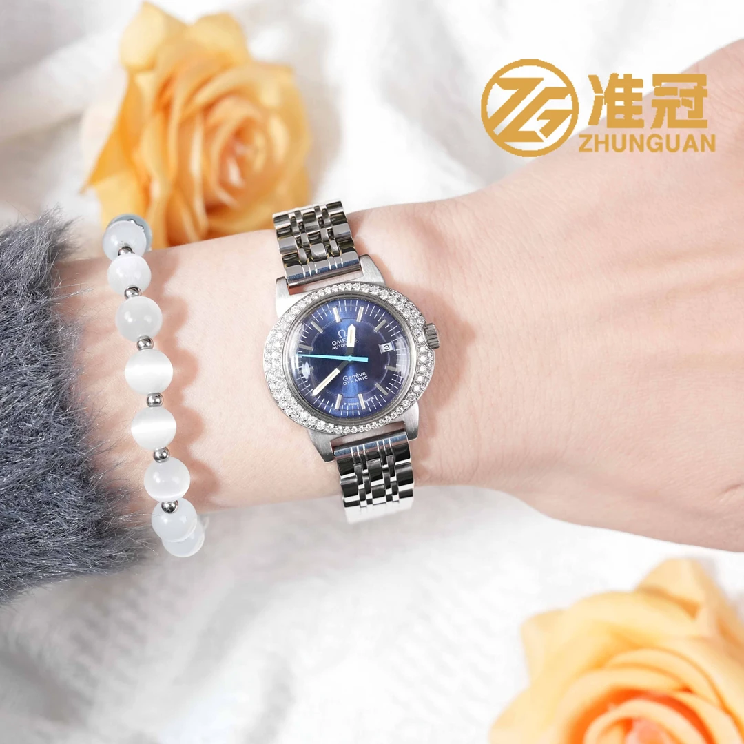 95新 Omega/欧米茄 26*29mm自动机械PD4132日内瓦后钻瑞士名表