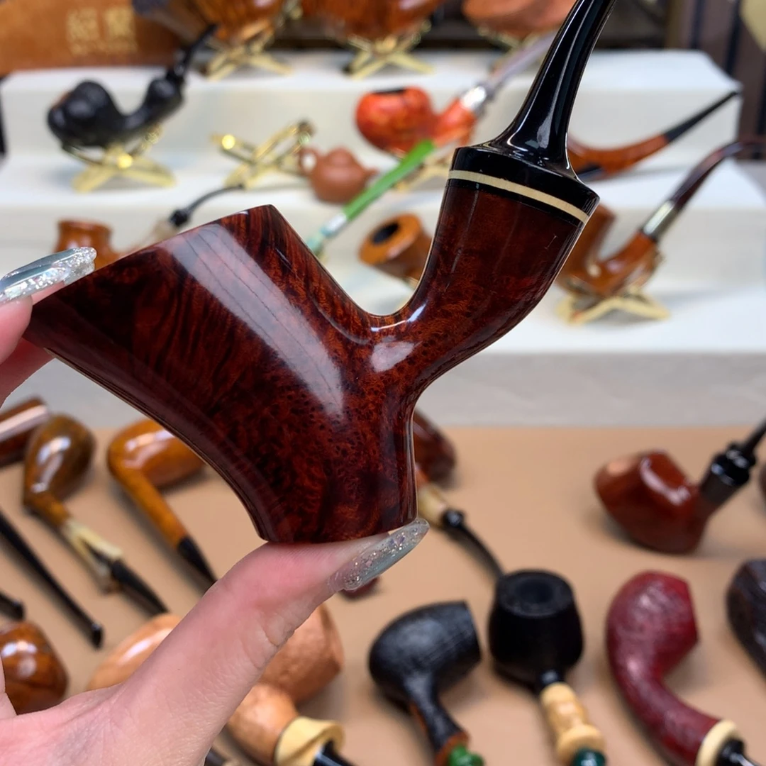 伦***哥高品质石楠木烟斗