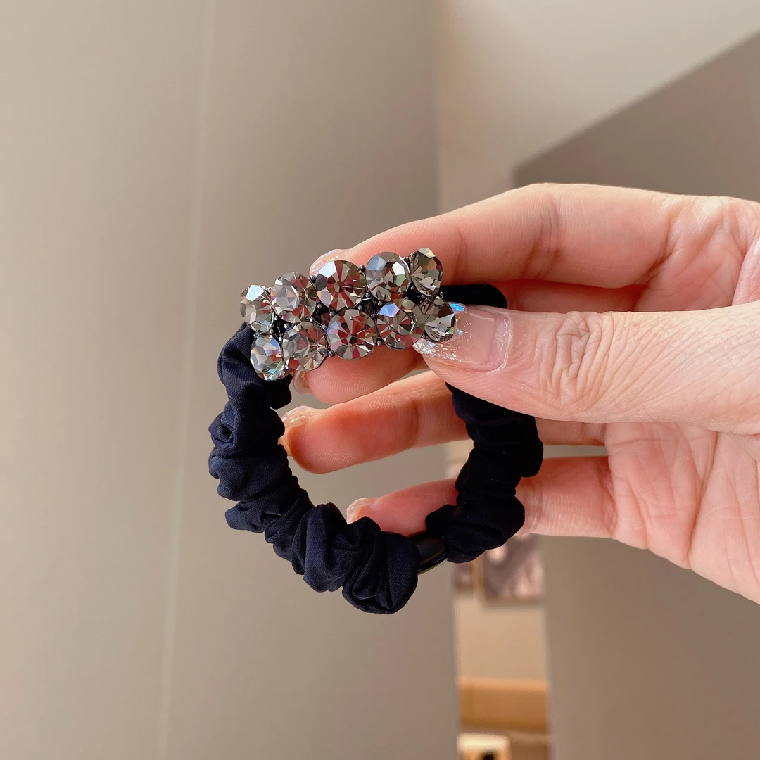 M1093新款黑色大肠发圈气质百搭头饰仙女清新网红时尚弹力