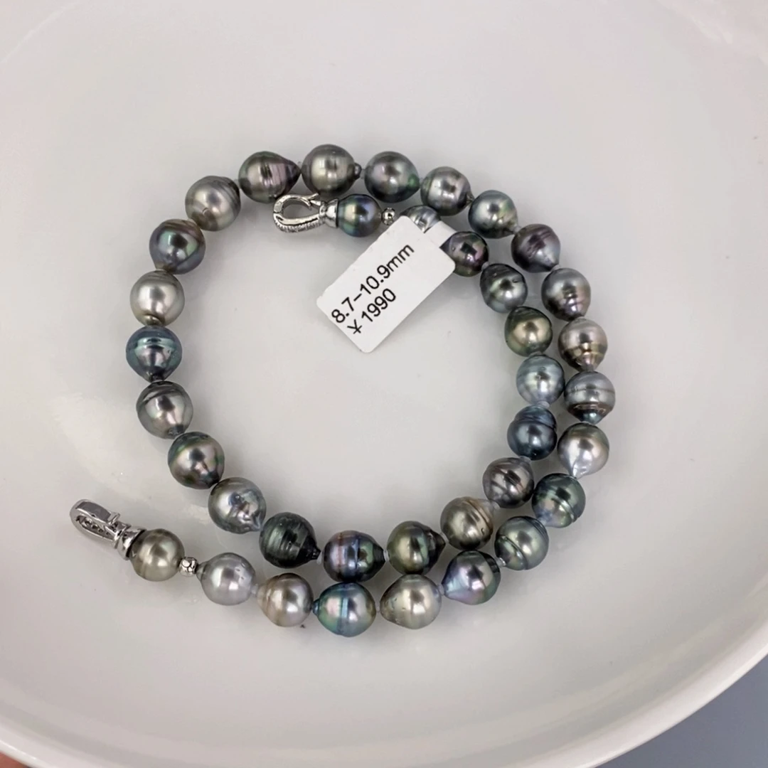 未镶嵌海水珍珠颈饰用****1大溪地项链8.7-10.9玲刘