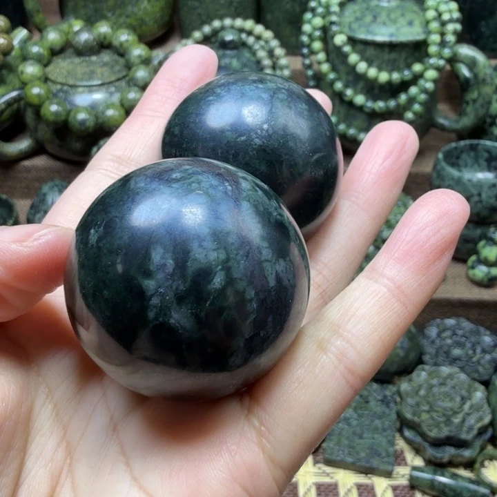 蛇纹石玉未镶嵌药王石能量养生产品